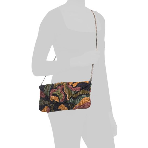 MADE IN INDIA Seaweed Beaded Crossbody